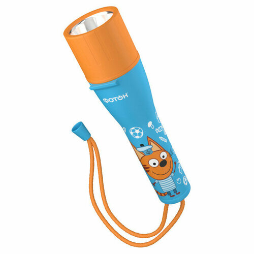 Фонарик светодиодный фотон Три кота 0,5Вт АА голубой