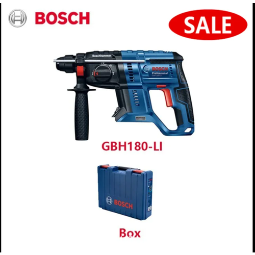 Комплект 2в1 Bosch Аккумуляторный бесщеточный перфоратор Bosch GBH 180-LI Кейс без зарядного устройства и батареи 15400₽