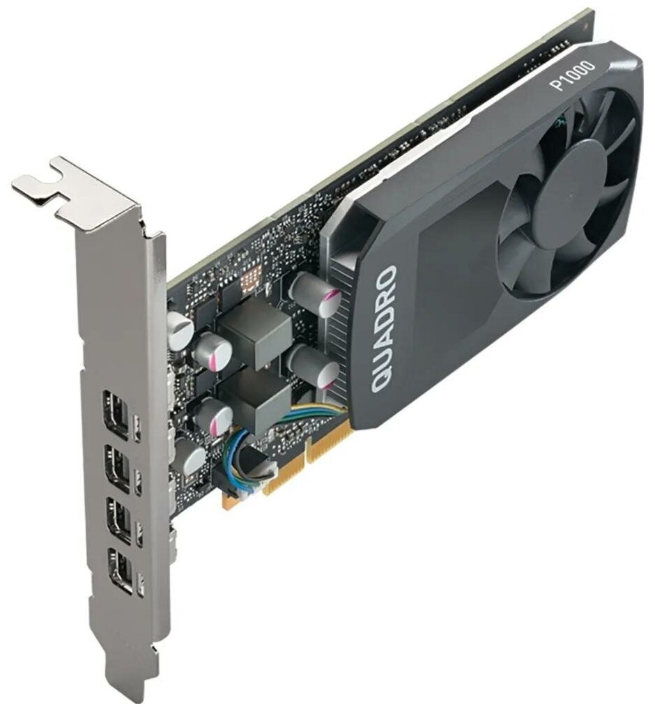Видеокарта PCI-E PNY VCQP1000V2-SB 4GB GDDR5 128 bit PCI Express 3.0 16x (PCI Express 2.x/1.х) - фото №13