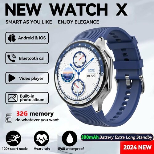 OPPO Watch X смарт-часы 4G blue 32GB WATCH X 3092₽