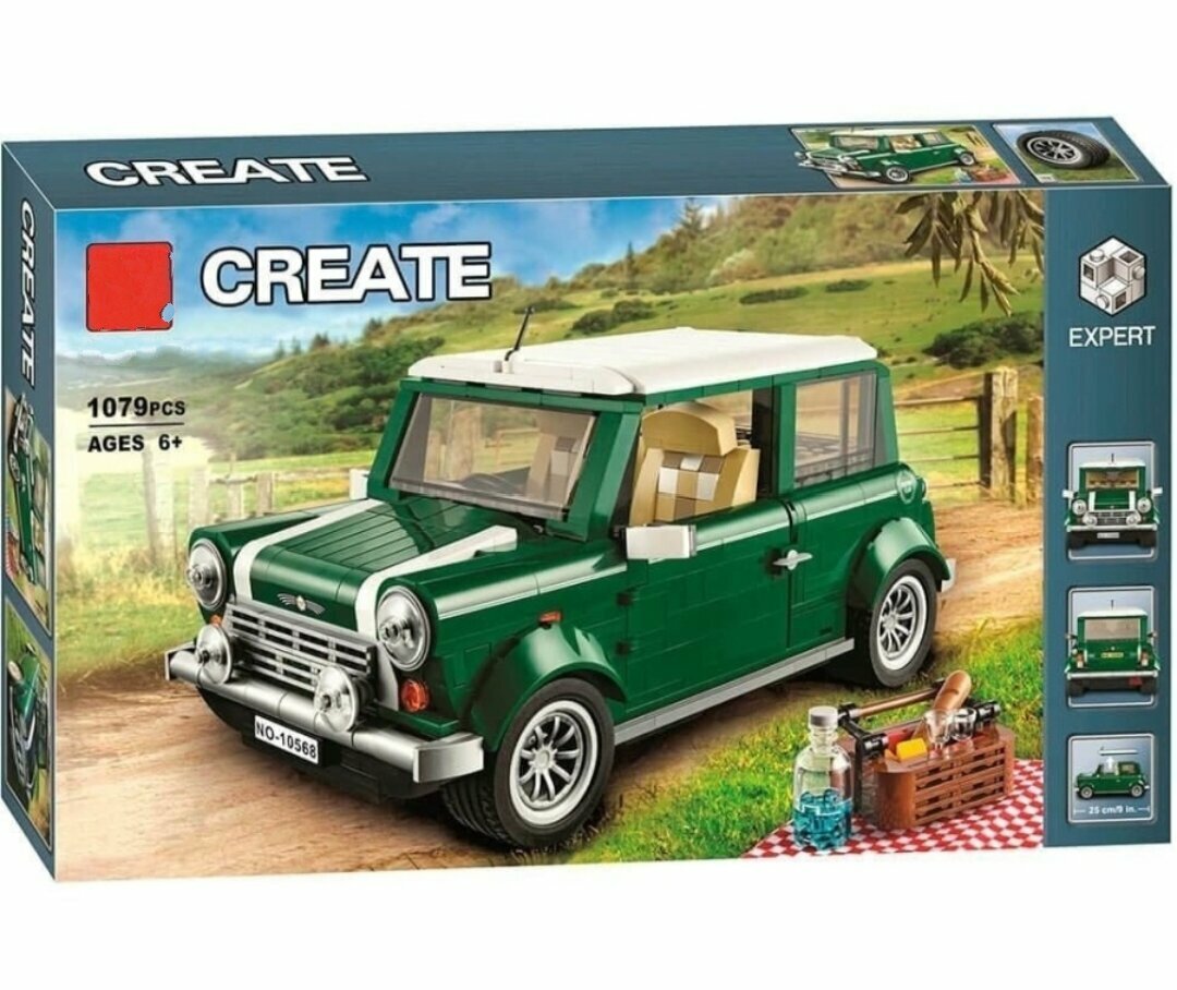 Конструктор Креатор машина Mini Cooper Мини Купер 1079 деталей