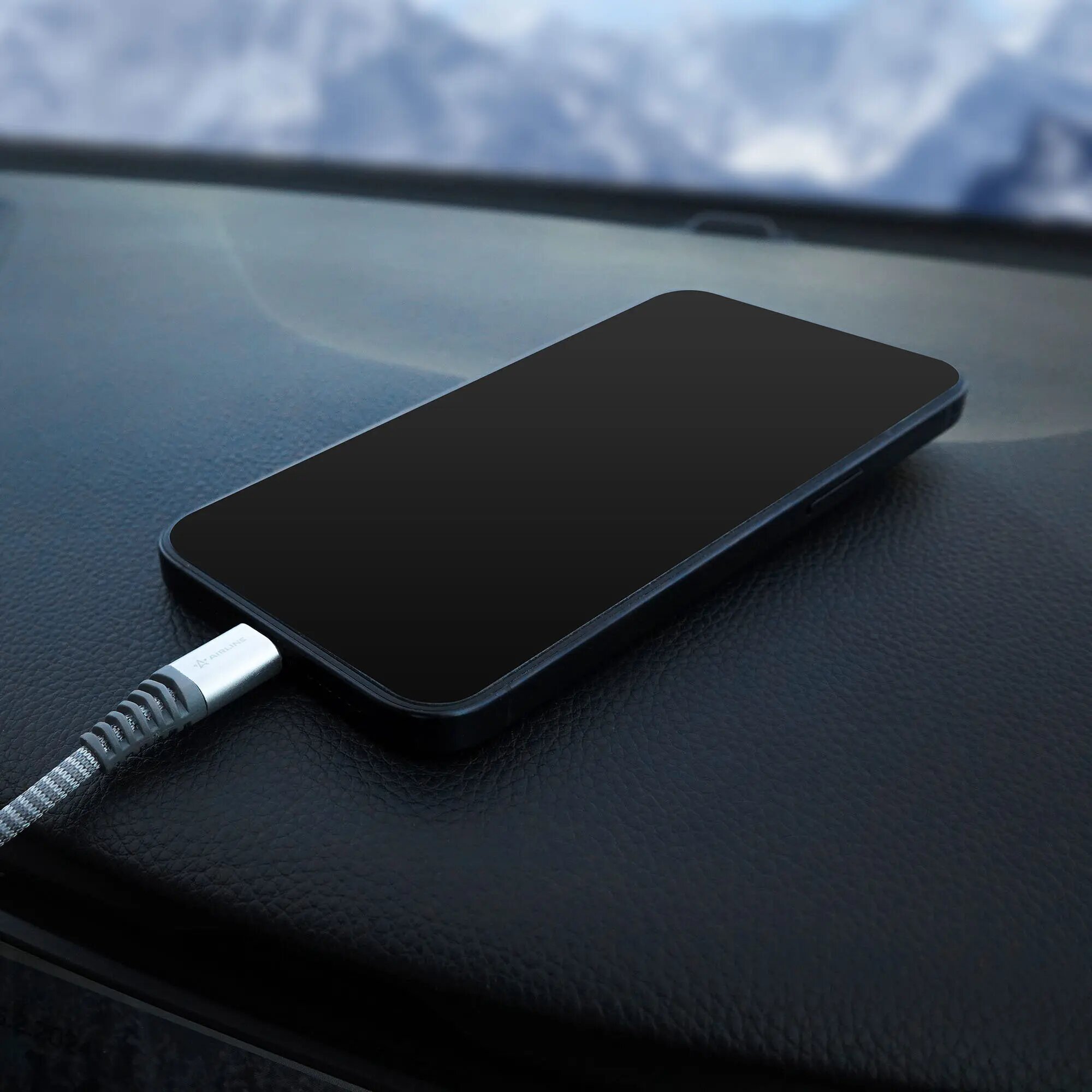 Кабель Type-C - micro USB 1м, серый нейлоновый ACH-C-41 AIRLINE