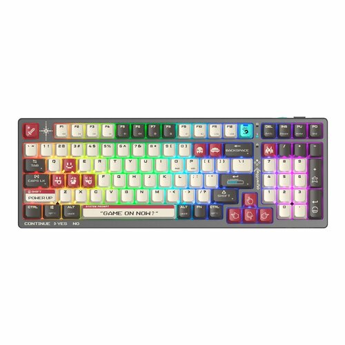 Клавиатура механическая A4Tech Bloody WS98 Pixels Red темно-серый интерфейс USB игровые клавиши подсветка LED WS98 558400₽