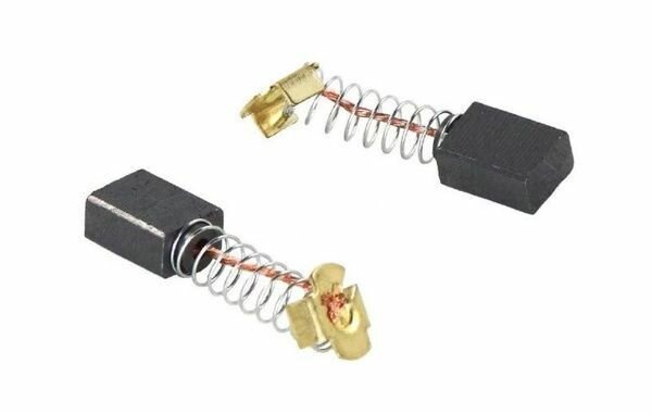 Щетки угольные 5*8*10мм(2шт) пружина, пятак-уши