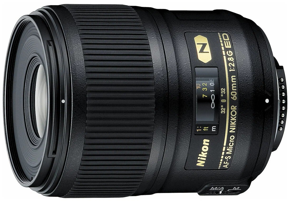 Объектив Nikon 60mm f/2.8G ED AF-S Micro-Nikkor, Japan, макрообъектив
