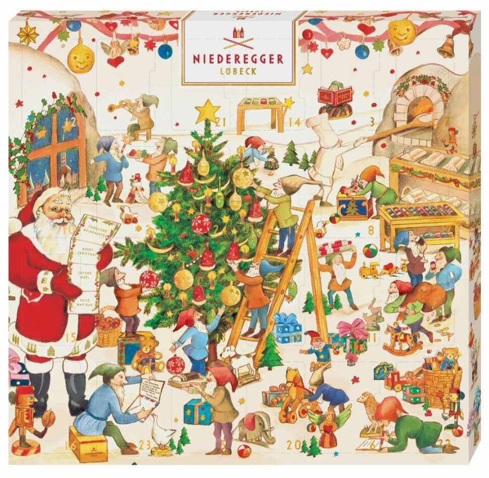 Мастерская Гномов Адвент Календарь 168 г новогодние конфеты с марципаном (730644)