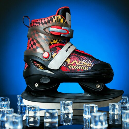 Коньки ледовые раздвижные SPORT COLLECTION Red р29-32 4190₽