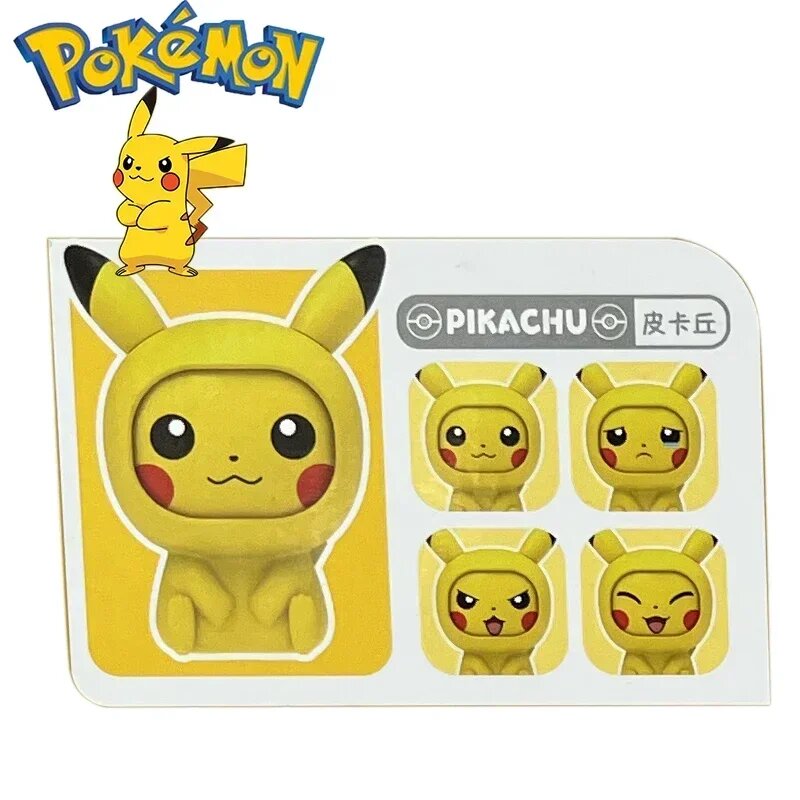 Набор фигурок Pokemon TAKARA TOMY Pikachu Bulbasaur Eevee Gengar Mewtwo — фото 1