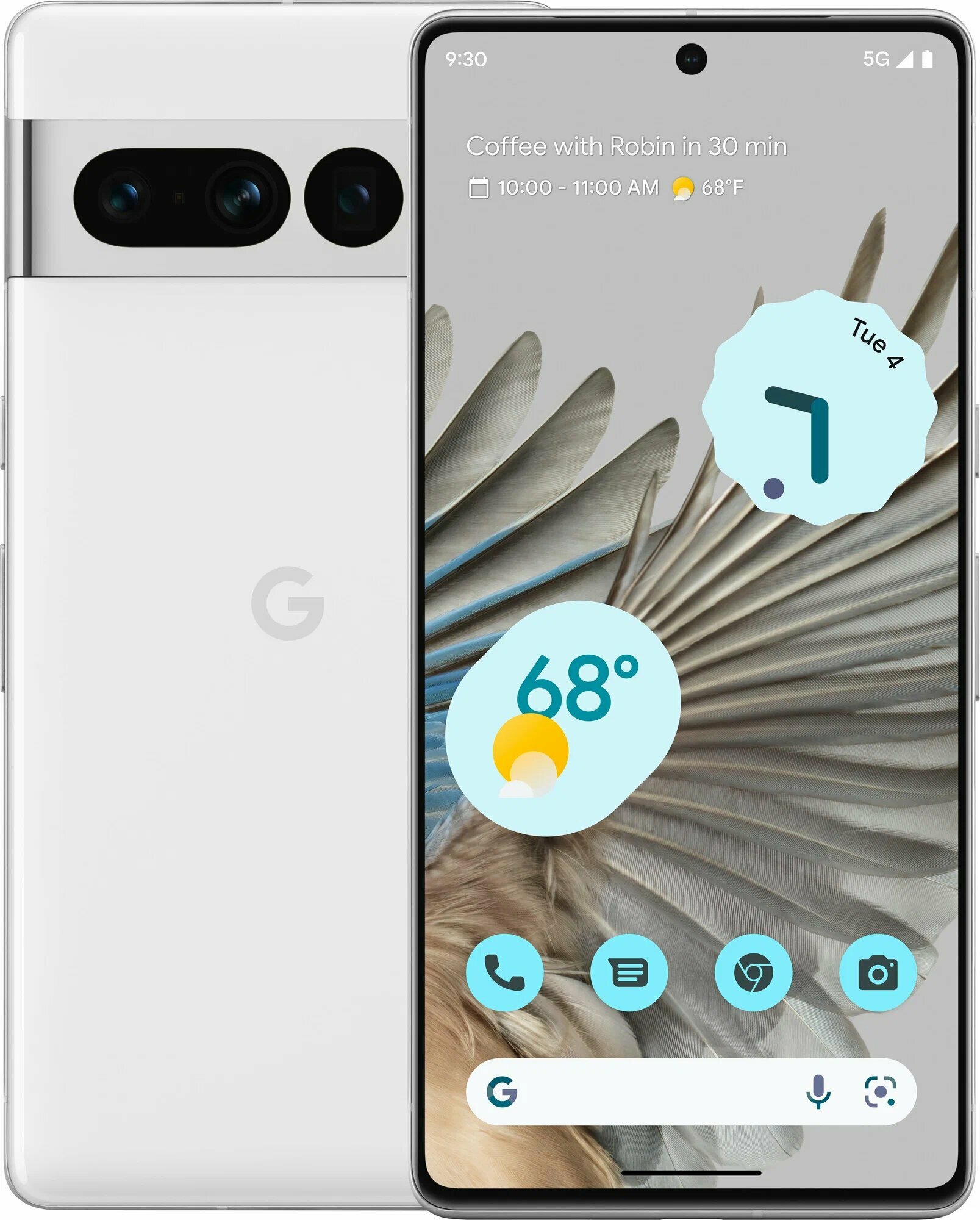 Смартфон Google Pixel 7 Pro, 12/512 ГБ, Global, nano SIM + eSIM, Snow | Белый