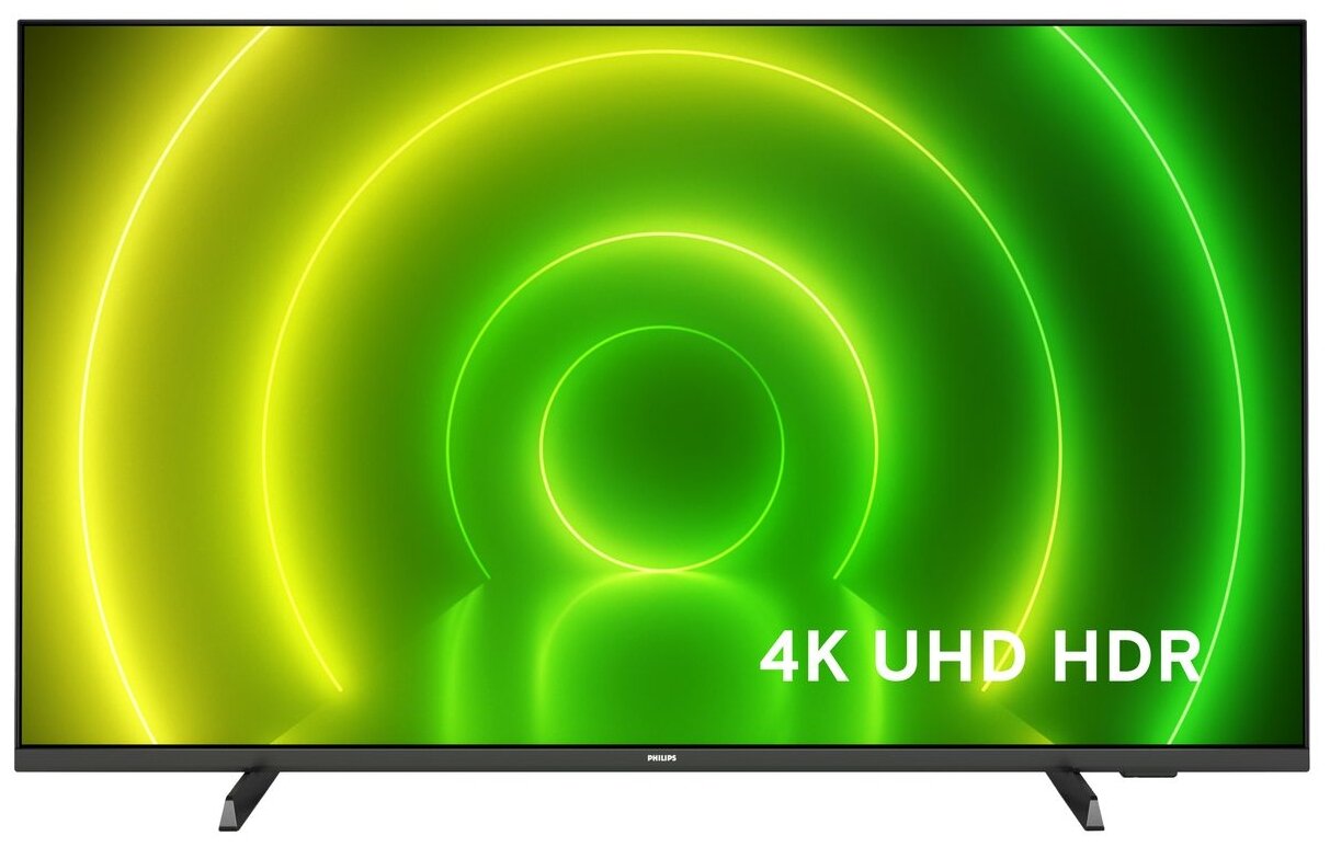 Телевизор LED Philips 50" 50PUS7406/60 черный Ultra HD 60Hz DVB-T DVB-T2 DVB-C DVB-S DVB-S2 USB WiFi Smart TV (RUS)