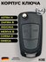Корпус для ключа зажигания Opel (2 кнопки) Astra H Zafira B Vectr...