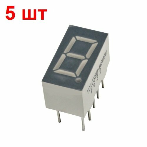 фото Семисегментный индикатор to10360-agugw 5 шт. общий анод