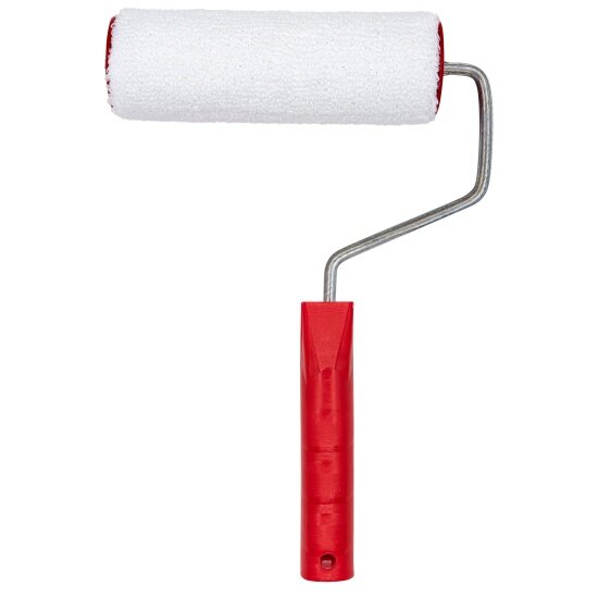 Валик малярный Ремоколор с рукояткой Велюр  ось 6мм D48мм 150мм 04-2-304