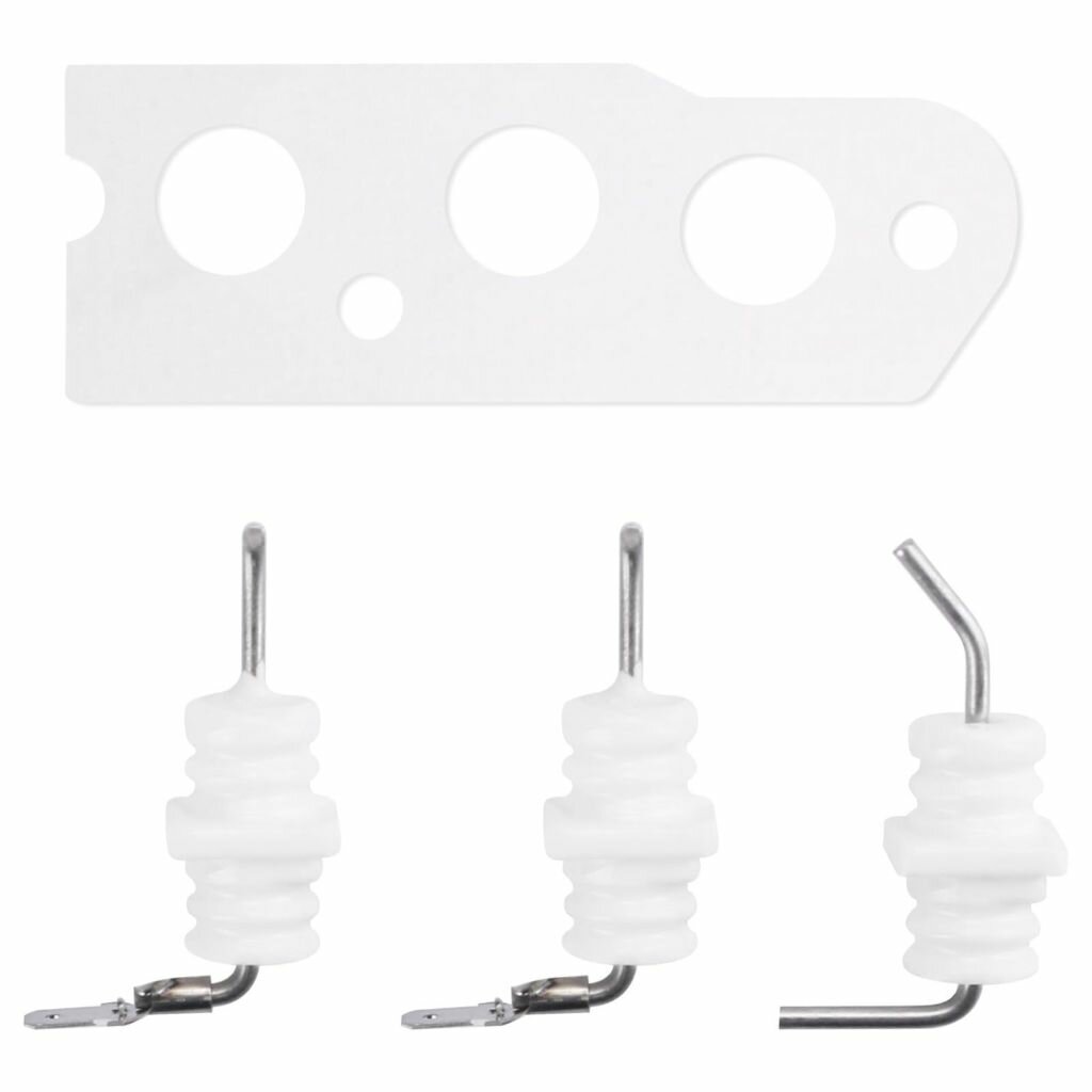 Комплект электродов зажигания водонагревателя 104000192 K подходит для Rinnai R75