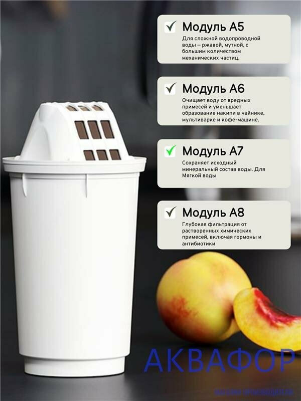 Фильтр-кувшин Аквафор Орлеан(синий), накопительная ёмкость 4,2 л — фото 1