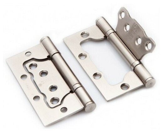 фото Петля накладная (бабочка) 125х75х2,5 / Хром/ 2шт