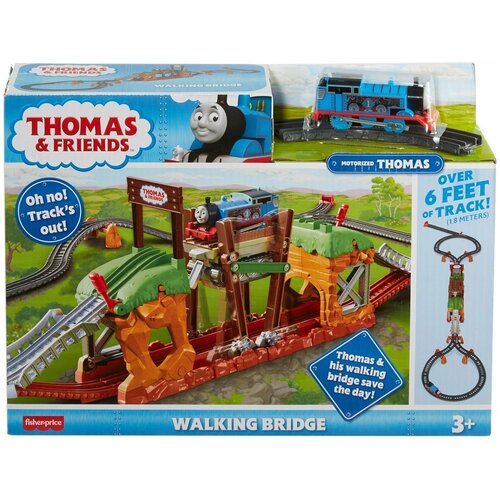 Игровой набор Mattel Thomas  & Friends Трек-мастер Железная дорога Мост с переправой
