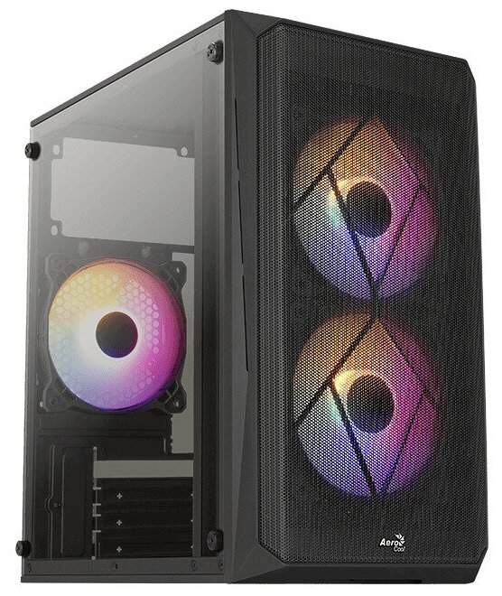 Корпус Mini-Tower AeroCool CS-107 черный .