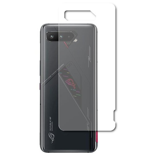 Гидрогелевая пленка LuxCase для ASUS ROG Phone 5s Pro 0.14mm Back Matte 90036 защитная гидрогелевая пленка luxcase для asus rog phone 5s pro на экран и заднюю поверхность глянцевая