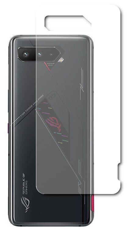 Гидрогелевая пленка LuxCase для ASUS ROG Phone 5s Pro 0.14mm Back Matte 90036