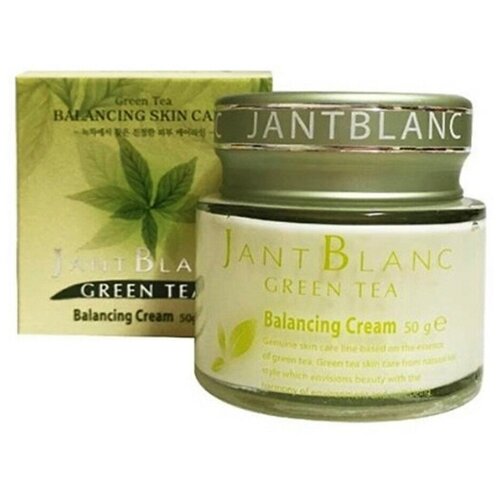 JANT BLANC Крем для поддержания гидро-липидного баланса кожи лица, с экстрактом зеленого ЧАЯ 50гр.
