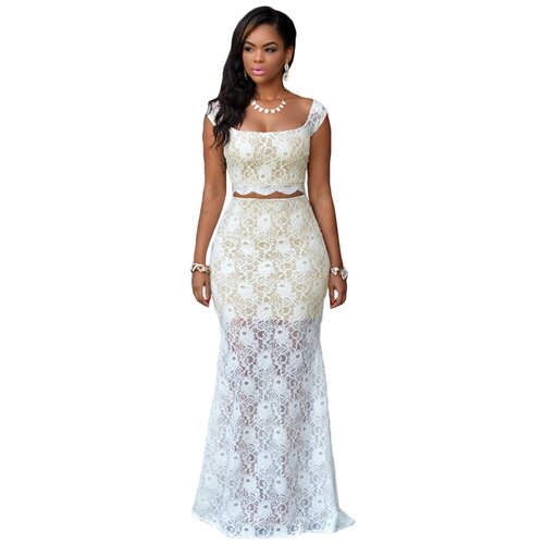 Платье ChiMagNa, вечернее, размер 40-42, белый