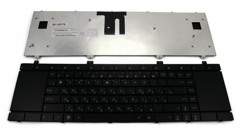 Клавиатура для ноутбука Asus 04GN031KBG00-1 черная ver2