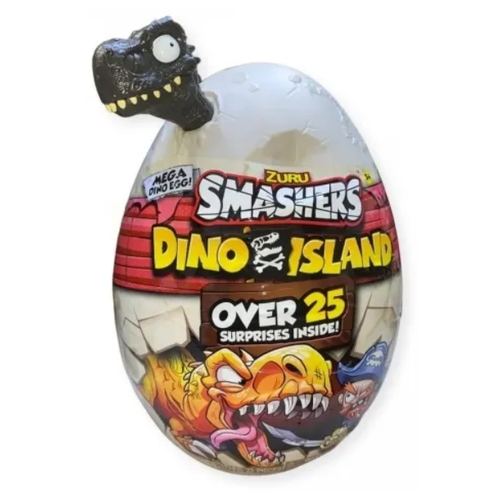 Игровой набор ZURU Smashers Dino Island Остров Динозавров (черный) - яйцо сюрприз / динозавр игрушка zuru сюрприз в яйце остров динозавров smashers dino island нано яйцо оранжевый 14 см