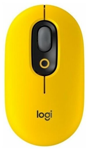 Мышь беспроводная Logitech Pop Mouse - Blast Yellow 910-006546 2730₽