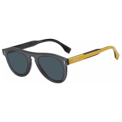 Fendi FF M0092/S XYO KU 52 серый, желтый ацетат