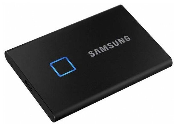 Samsung External SSD 2Tb T7 Touch PCIe USB3.2/Type-C Black MU-PC2T0K/WW