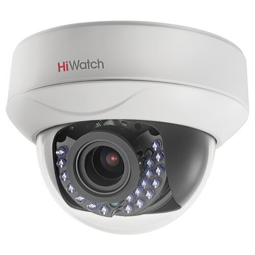 2Мп внутренняя купольная HD-TVI камера DS-T207P (2.8-12 mm) с ИК-подсветкой до 30м и технологией PoC 1/2.7