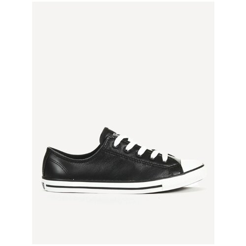 Кожаные кеды Converse (конверс) Chuck Taylor All Star Dainty 537107 черные (37.5)