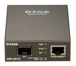 Медиа-конвертер D-link DMC-G01LC Gigabit Ethernet в Gigabit SFP, rev /A2A, /C1A