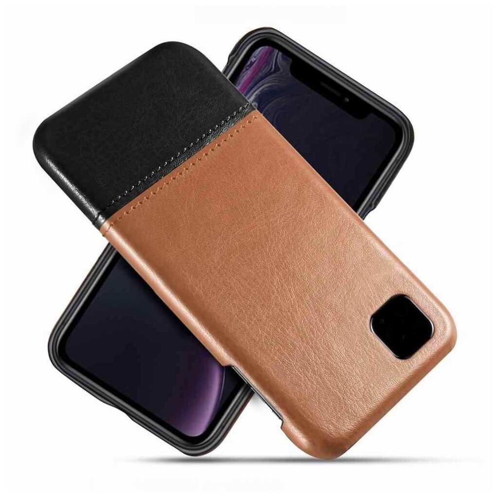 Чехол панель-накладка MyPads для Samsung Galaxy Note 10 Lite / Note10 Lite SM-N770F обтянутый качественной импортной кожей двухцветный дизайнерск.