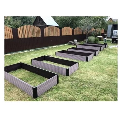 Грядка готовая из ДПК HOLZHOF теплая, 100*50*15 см, 896100