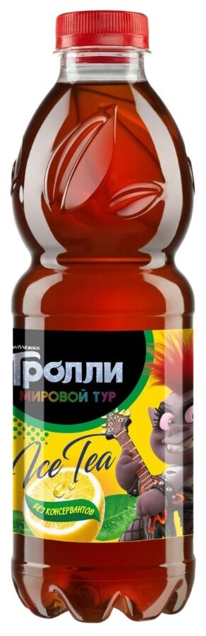 Черный чай Tassay Ice Tea со вкусом персика 1,0л - фотография № 4