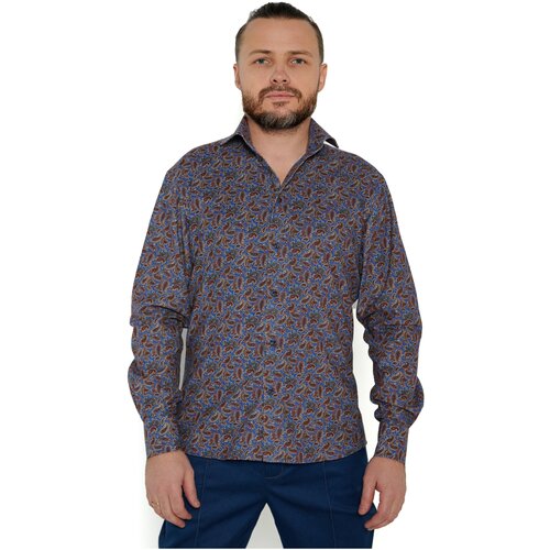 фото Рубашка этро светлая plumeria размер 52