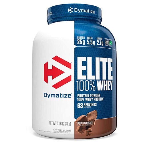 протеин dymatize elite whey protein 907 г шоколад Elite Whey Protein, 2300 г, Rich Chocolate / Насыщенный Шоколад