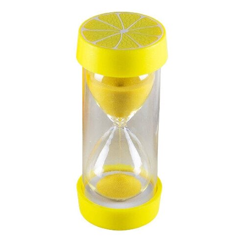 Часы песочные, 10 минут, лимон