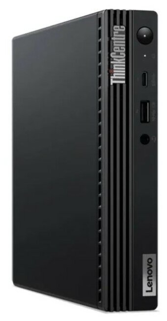 Мини ПК Lenovo M70q Gen 2 (Intel Pentium Gold G6405T (3.5 ГГц), RAM 4 ГБ, SSD 128 ГБ, Intel UHD Graphics 610, Windows 10 Pro), 11MY004BRU, черный