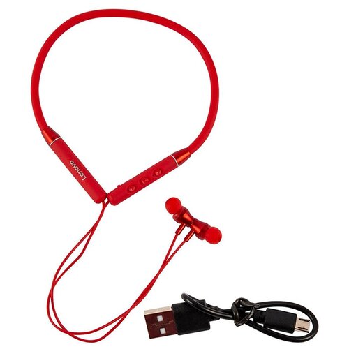 Наушники Lenovo QE03 Red PTM7C02774 91300₽