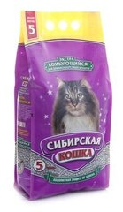 Сибирская кошка Экстра Комкующийся наполнитель для длинношерстных кошек, 5л, 5 кг