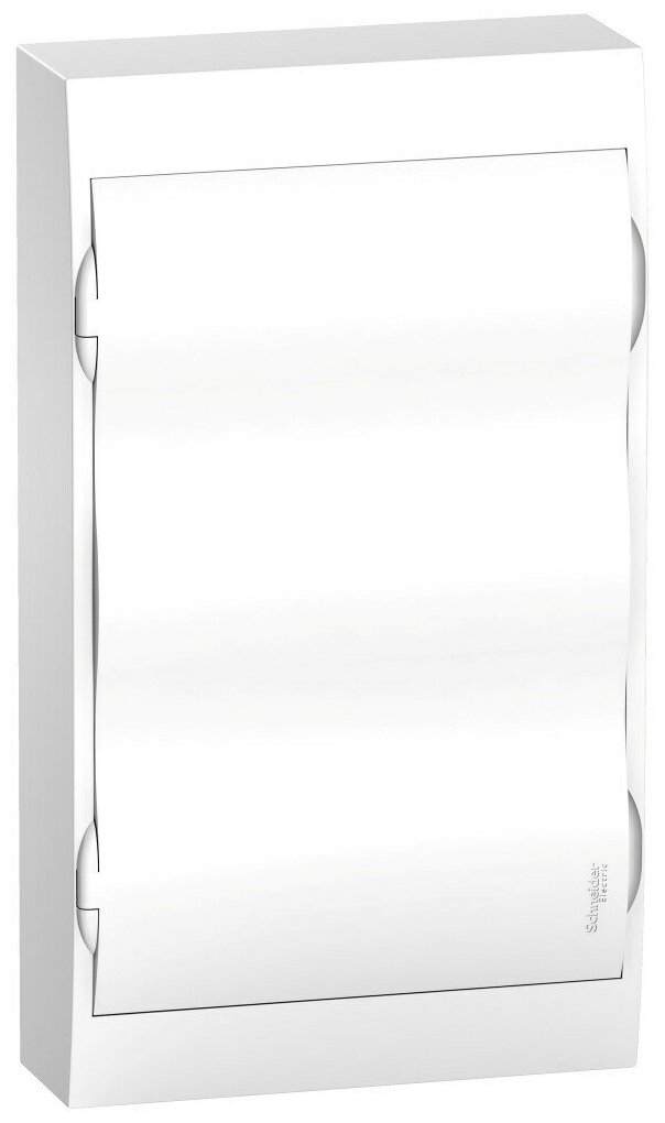 Щит навесной с белой дверью 3ряд/36мод, IP40, IK07, 80А, 2 клеммы, Schneider Electric Easy9 Box