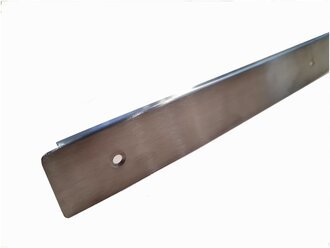 Планка для столешницы 26 мм, сталь, торцевая, универсальная, R9, матовая