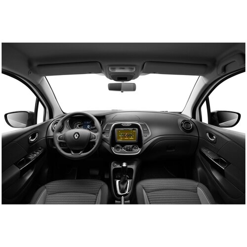 Автомобильная статическая пленка для экрана мультимедиа 8' на Renault Kaptur (матовая)