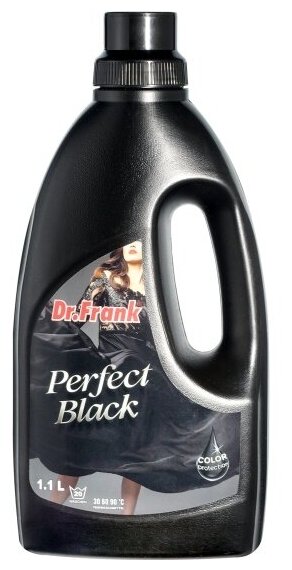 Гель для стирки Dr.frank Perfect Black для черного белья, 1.1 л 20 стирок