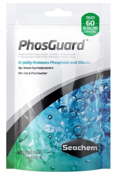 Наполнитель для аквариумных фильтров SEACHEM PhosGuard Удалитель фосфатов и силикатов 100мл