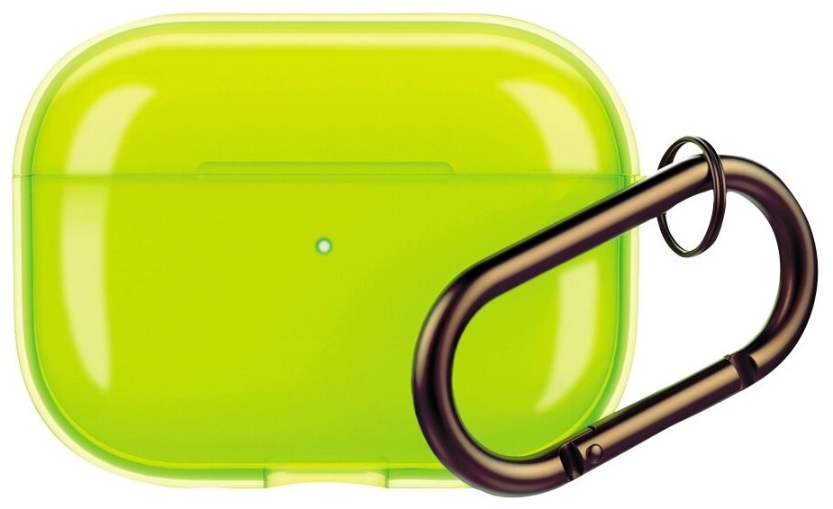 Чехол Neon для AirPods Pro карабин желтый Deppa 47306