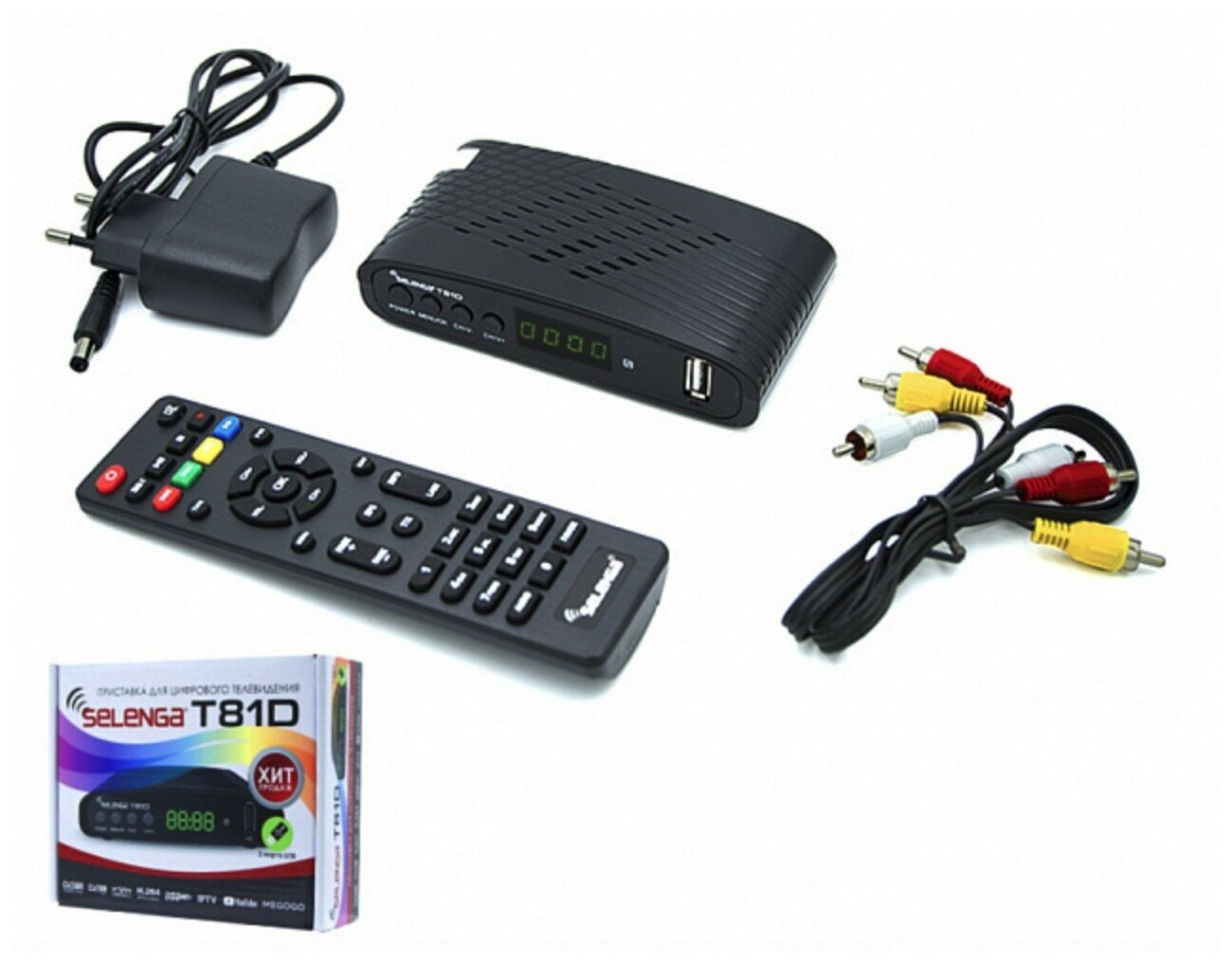 Цифровая приставка DVB-T2 Selenga T81D